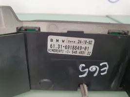 BMW 7 E65 E66 Interrupteur d’éclairage 6918849