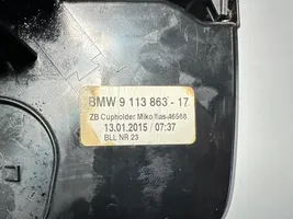 BMW 7 F01 F02 F03 F04 Przedni uchwyt na kubek tunelu środkowego 9113863