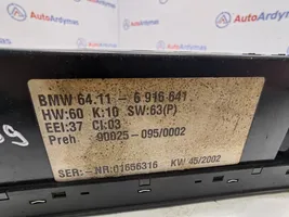 BMW 5 E39 Centralina del climatizzatore 64116916641