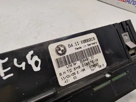BMW 3 E46 Gaisa kondicioniera / klimata kontroles / salona apsildes vadības bloks (salonā) 64116956319