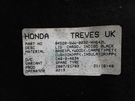 Honda CR-V Tappeto di rivestimento del fondo del bagagliaio/baule 84520SWW0032
