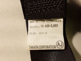 Honda Civic Pas bezpieczeństwa fotela tylnego środkowego TKAB0EJ451