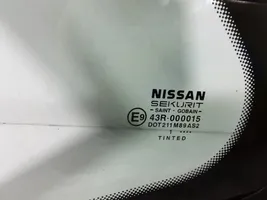 Nissan Almera Tino Galinis šoninis kėbulo stiklas 43R000015