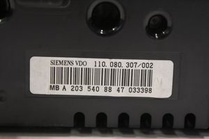 Mercedes-Benz CLC CL203 Velocímetro (tablero de instrumentos) A2035408847