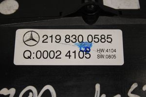 Mercedes-Benz CLS C219 Sisätuulettimen ohjauskytkin 2198300585