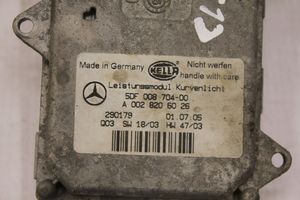 Mercedes-Benz CLS C219 Ajovalojen virranrajoitinmoduuli Xenon A0028206026