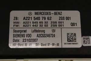 Mercedes-Benz S W221 Oro pakabos valdymo blokas (galinės) A2215407962