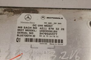 Mercedes-Benz R W251 Bluetoothin ohjainlaite/moduuli A2118703226
