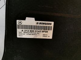 Mercedes-Benz E W212 Tappeto di rivestimento del fondo del bagagliaio/baule A2126800142