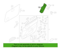 Subaru Legacy Interruttore di controllo dell’alzacristalli elettrico 83071AG05B