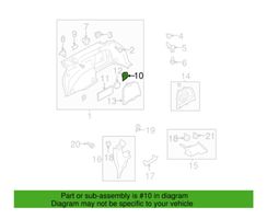 Subaru Legacy Support de fixation de coffre/hayon 96172AG03AWA