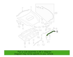 Subaru Legacy Moottoritilan kumitiiviste 57252AG02A