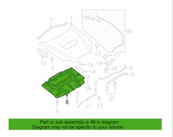 Subaru Outback Konepellin ääni- ja lämpöeriste 90815AG15A