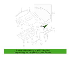 Subaru Outback Serrure de capot 57310AG010