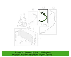 Subaru Outback Wąż / Przewód klimatyzacji A/C 73425AG04B