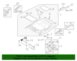 Subaru Legacy Clip/gancio/supporto per aletta parasole 92073AG00AOR