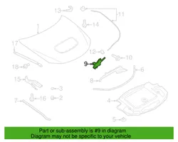 Subaru Impreza III Замок капота двигателя 57310FG011