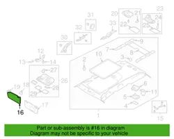 Subaru Outback Aletta parasole 92011AG58AOR