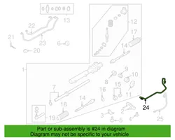 Subaru Legacy Tuyau de direction assistée 34114AG05A