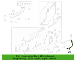 Subaru Legacy Tuyau de direction assistée 34114AG04A