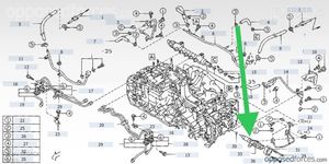 Subaru Forester SJ Inyector de combustible 16613AA020