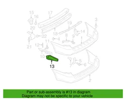 Subaru Legacy Coin de pare-chocs arrière 57731AG