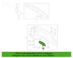 Subaru Outback Alaverhoilu 94380AG001JC