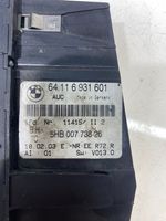 BMW 3 E46 Oro kondicionieriaus/ klimato/ pečiuko valdymo blokas (salone) 64116931601