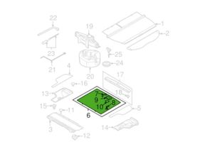 Subaru Legacy Tapis de coffre 95066AG03AWA