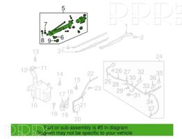 Subaru Legacy Tiranti e motorino del tergicristallo anteriore 86510AG02B