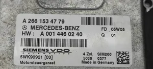 Mercedes-Benz A W169 Engine ECU kit and lock set 