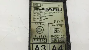 Subaru Outback Pas bezpieczeństwa fotela przedniego 7K7330P