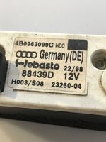 Audi A6 S6 C5 4B Apulämmittimen ohjainlaite/moduuli 4B0963099C