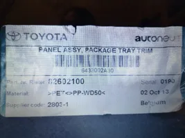 Toyota Auris E180 Tavarahyllyn kansi 6433002A30