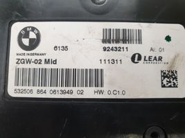 BMW 5 F10 F11 Door central lock control unit/module 9243211