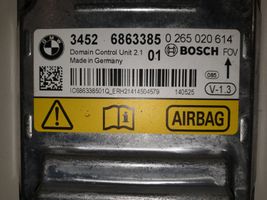 BMW 3 F30 F35 F31 Module de contrôle airbag 6863385