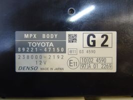 Toyota Prius (XW30) Citu veidu vadības bloki / moduļi 8922147150