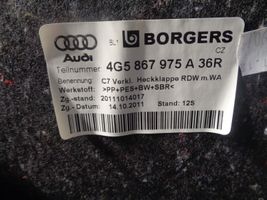 Audi A6 S6 C7 4G Bagāžnieka pārsega dekoratīvā apdare (komplekts) 4G5867975