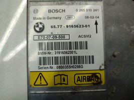 BMW X5 E70 Centralina/modulo airbag 9165623