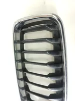 BMW X2 F39 Grille calandre supérieure de pare-chocs avant 7424777