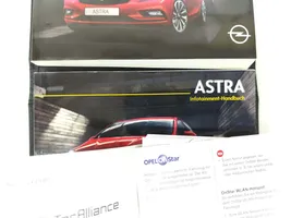 Opel Astra K Carnet d'entretien d'une voiture 