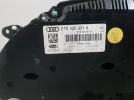 Audi A5 8T 8F Nopeusmittari (mittaristo) 8T0920931A