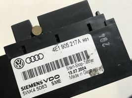 Audi A8 S8 D3 4E Avaimettoman käytön ohjainlaite/moduuli 4E1905217A