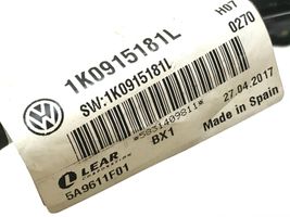 Volkswagen Scirocco Câble négatif masse batterie 1K0915181L
