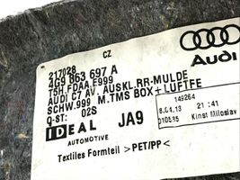 Audi A6 Allroad C7 Doublure de coffre arrière, tapis de sol 4G9863697A
