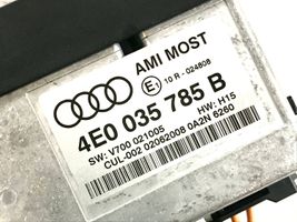 Audi Q7 4L Unité de contrôle MMI 4E0035785B