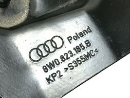 Audi A4 S4 B9 Dzinēja pārsega slēdzenes cilpa 8W0823185B