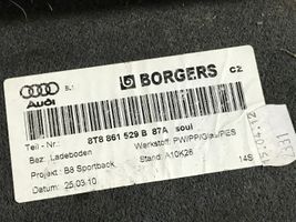 Audi A5 8T 8F Doublure de coffre arrière, tapis de sol 8T8861529B