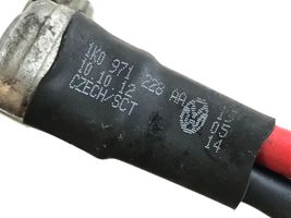 Volkswagen PASSAT B7 Positive cable (battery) 1K0971228AA
