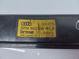 Audi A4 S4 B6 8E 8H Mechanizm podnoszenia szyby tylnej bez silnika 8E0839461